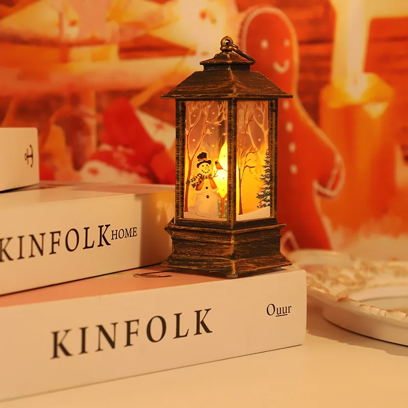 Retro small oil lamp gift ideas Christmas Halloween decoration cute cartoon portable horse lamp LED night light