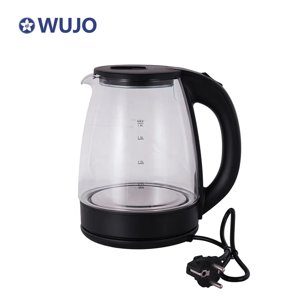 Портативная бытовая техника умный автоматический выключатель пищевой 304 из нержавеющей стали стеклянный корпус Электрический бойлер чайники