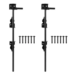 Stainless Steel PVC Vinyl Fence Drop Rod crews Black Gate Ground Latch Wooden Gates Holding Cane Bolt Heavy Duty Gate Drop Rod