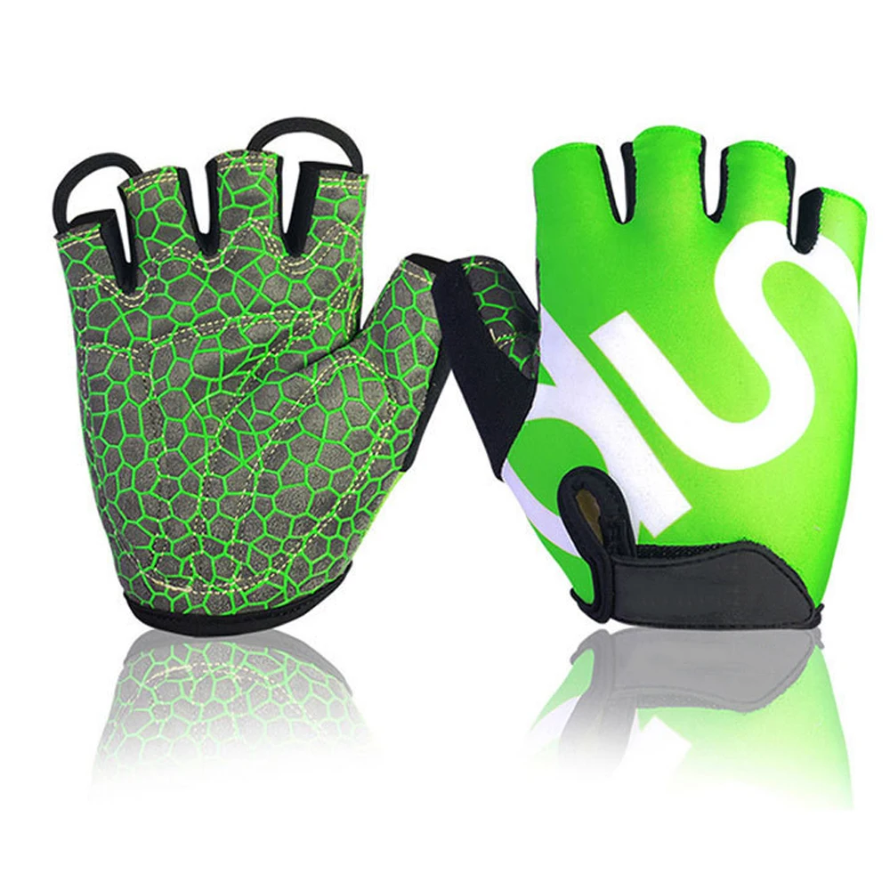 FunFishing полупальцевые противоударные дышащие велосипедные перчатки для горного шоссе для спорта на открытом воздухе унисекс велосипедные перчатки