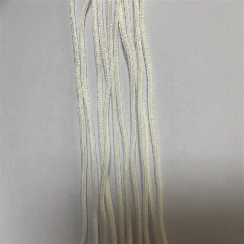High Quality white round  3mm Earloop Elastic Cord Ear Loop Elastic