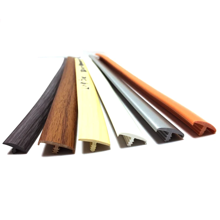 PVC plastic T profile molding edge strips edging trims