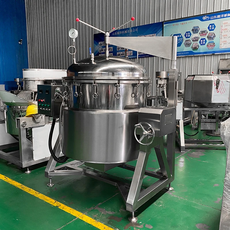 Commercial Automatic Bone Soup Making Pressure Cooker Stainless Steel Industrial Pressure Cooker Pot