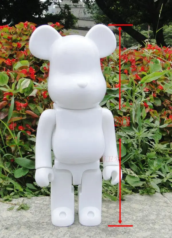 Готовые к отправке большие мягкие виниловые фигурки 28 см Bearbrick оптовая цена ПВХ винил 400% игрушки