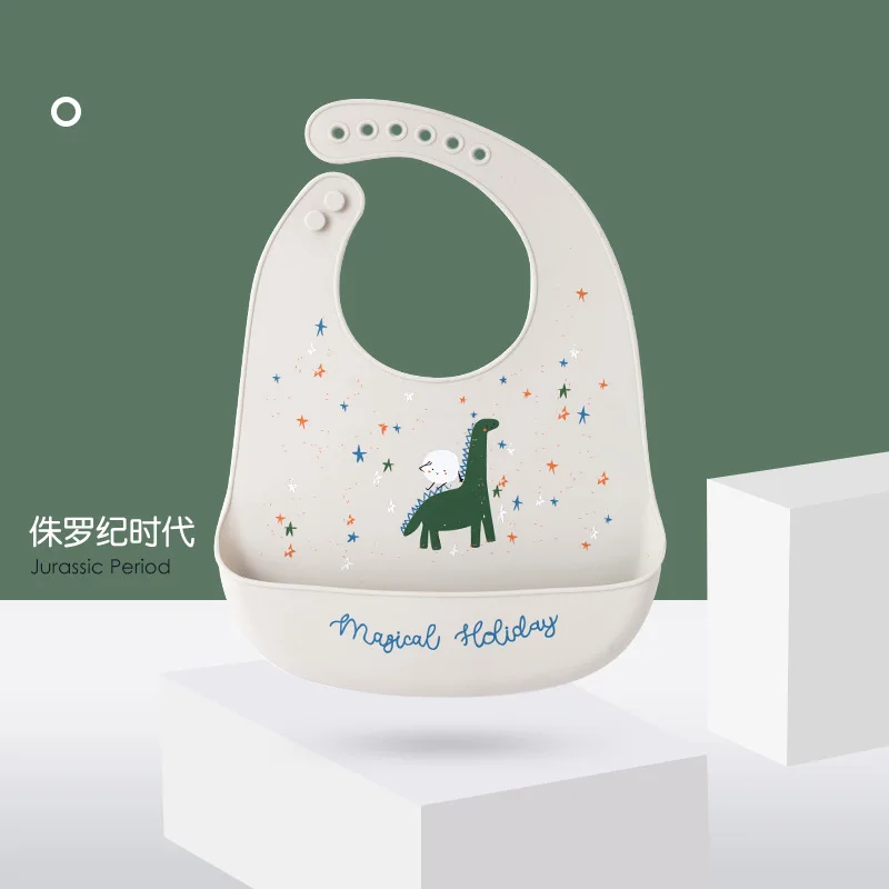 Waterproof Silicone Bib for Babies  Food-Grade Safety and Anti-Dirty Protection
