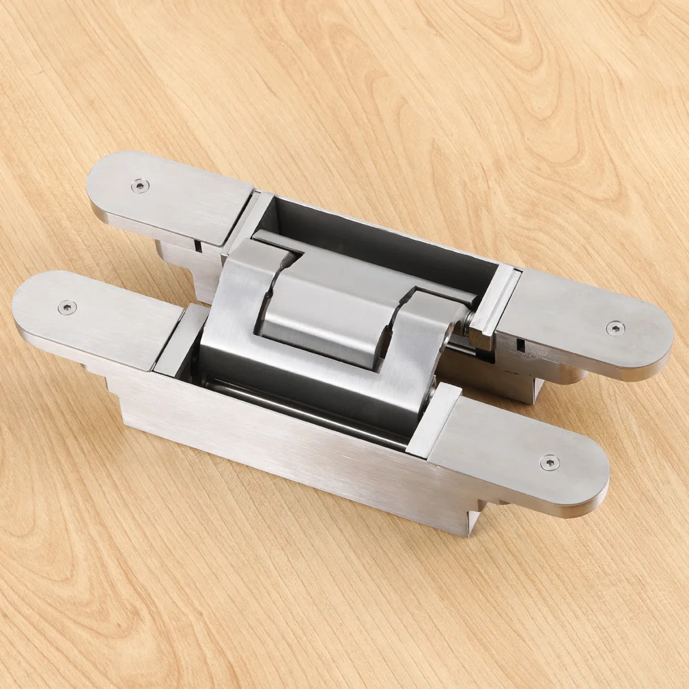 Universal TE 626 3D A8 Satin Stainless Steel Concealed Invisible hinge