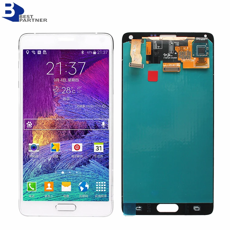 Wholesale replacement for samsung note 4 touch screen digitizer display for samsung galaxy note4 lcd screen