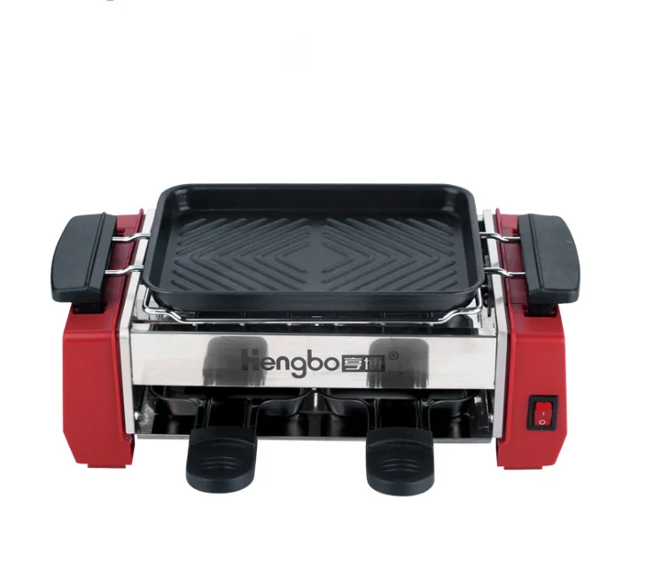 Бытовая плита для барбекю в Корейском стиле, Электрический противень для выпечки, антипригарная сковорода для барбекю, электрическая духовка