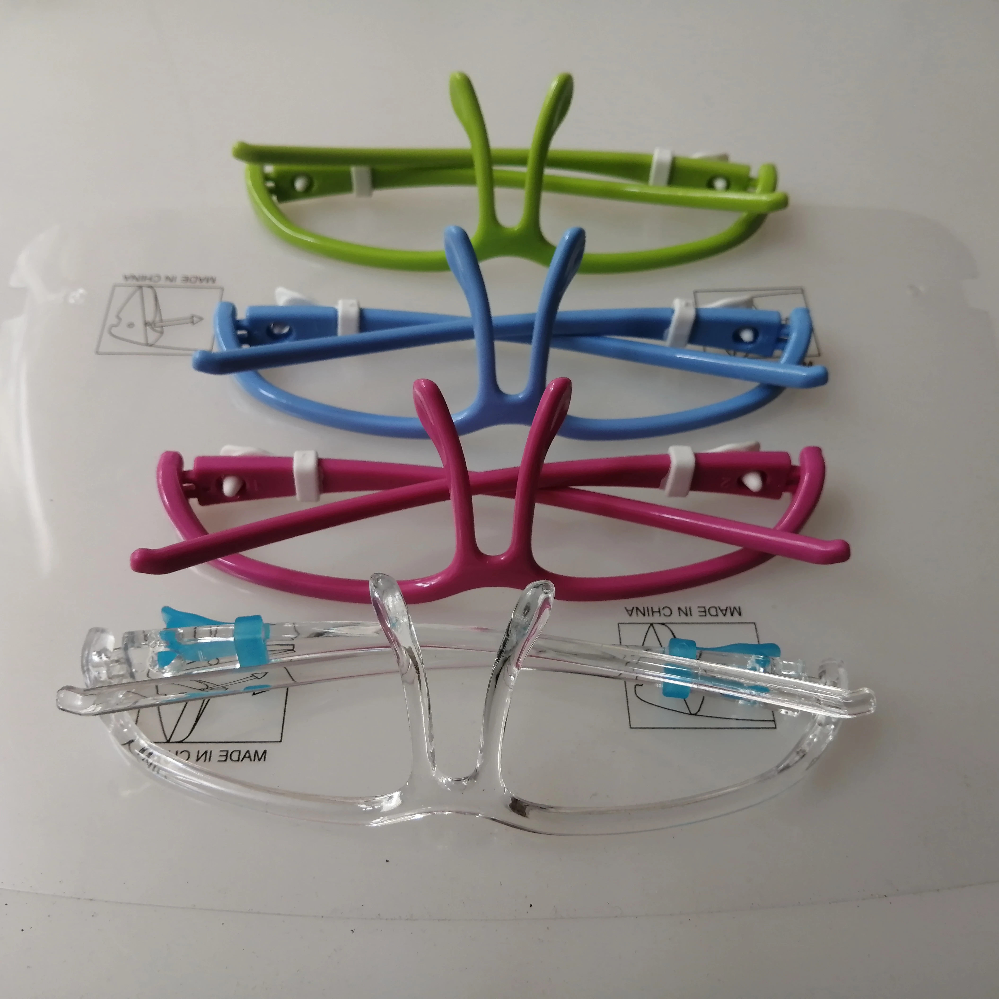 Washable Face Shield Glasses PET Face Shield Anti Fog Face Shield Wholesale Transparent Personal Respiratory Protection Adult