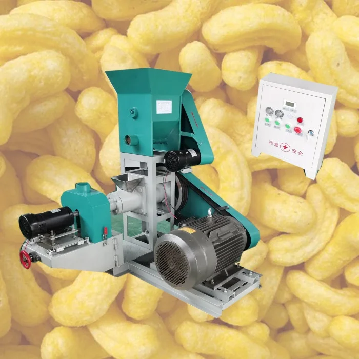 High-quality	large capacity corn puff making machine corn puff extruder machine extruder machines commercial