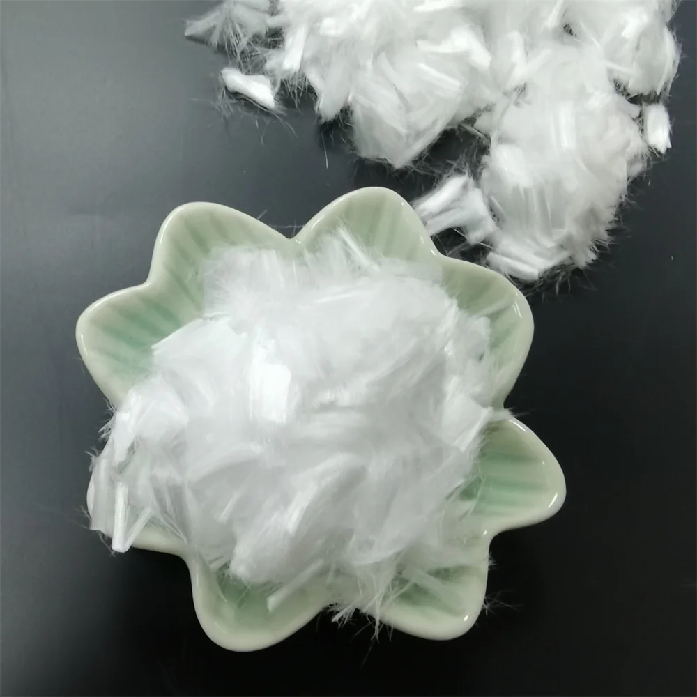 6mm plastic pp fiber monofilament micro fiber for construction concrete and reinforced Concrete Additive