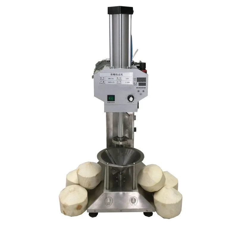 Hot Good Feedback Coconut Peeling Machine Fast Cutting Green For Factory Restaurants