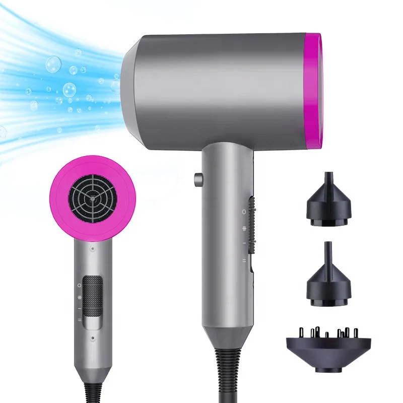 Cheap Price Fast Drying 1800W Ionic Reduce Frizz Manufacturer Secador De Pelo Professional Blow Hair Dryer with 3 attachement
