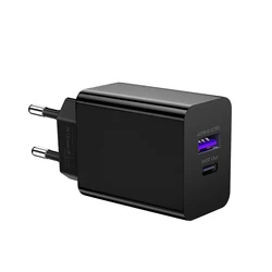 Mobile Phone Accessories Dual Ports Wall Charger PD 20W Type C Power Charge Adapter QC3.0 Fast Charging Wall Adapter Factory