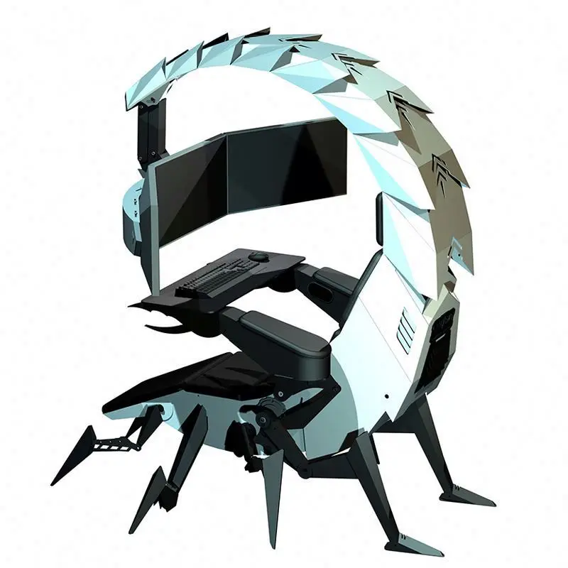 Wholesale price computer stand 1 to 3 screens sofa super comfortable scorpion office game gamer scorpion chair