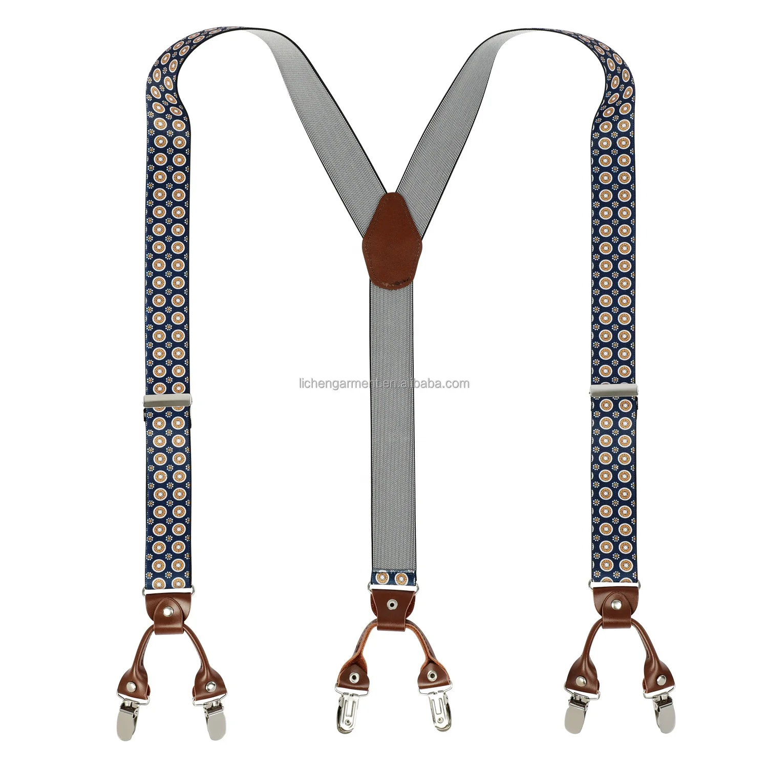 Manufacturer High Quality Boy Adult Metal Wedding Party Shirt Pants Accessory Suspender for Men Trousers