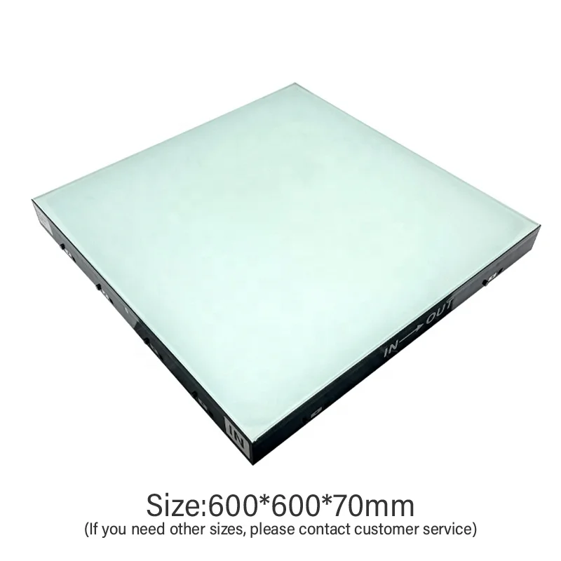 Colorful Provide A Set Of Solutions For Matt Color Changing Sound Control Led Dance Floor 60x60cm  For Party Wedding Club