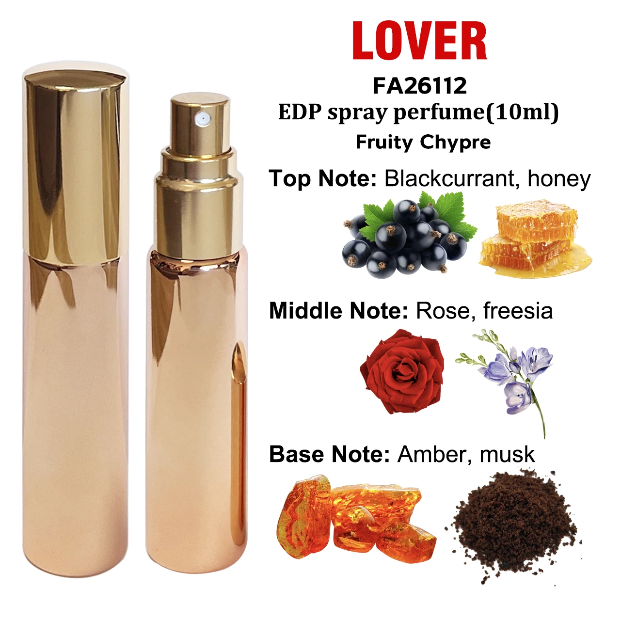 Wholesale 10ml Long Lasting Vegan Floral Fruity Musk patchouli Fragrance Eau de Parfum Pheromone Essential Oil Perfume Spray
