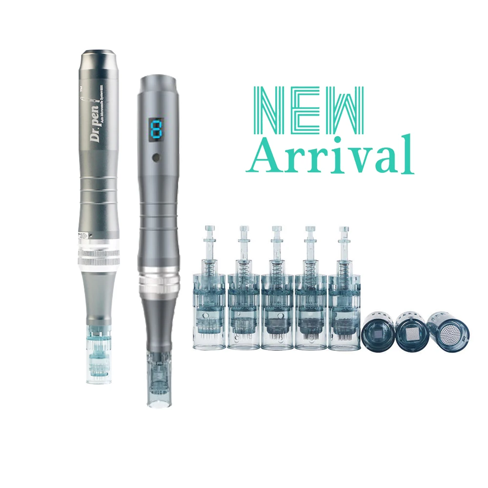 
Dr Pen M8 Digital Display 6 Speeds Derma Pen With Exclusive Needle Cartridges 11/16/24/36/42 Pins/3D/5D For Mts 