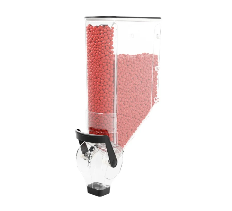 supermarket display plastic gravity bin dispensadores de granos grain dispenser for bulk foods