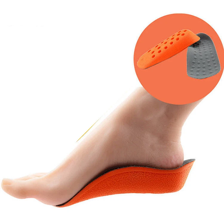 hot sale  Height Increase hidden shoe cushion Soft PU Foam Heel Lift Height Increasing Insole In Sock