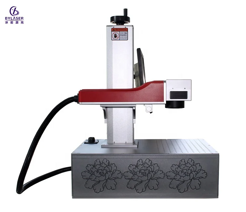 Factory desktop gravograph baseball bat  phone case laser engraving machine on round objects perfume bottle