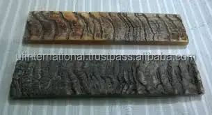 Reasonable low price sheep horn plates knife handle stylish design with polished frame plate for selling cow horn