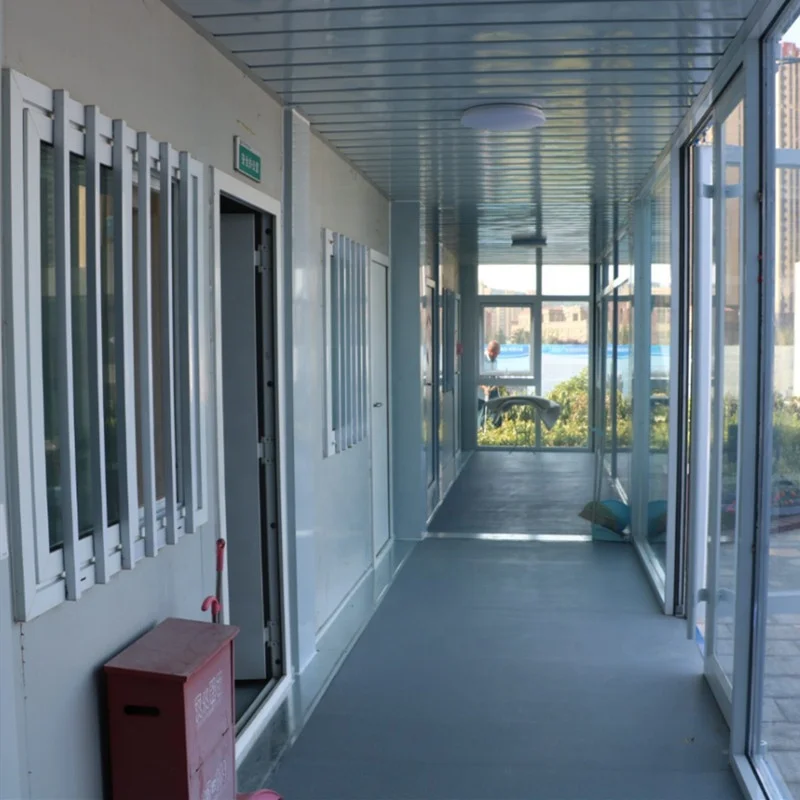 Bangladesh 3 storey bedroom 20 feet Sandwich Panel and Decoration Ceiling prefab container house