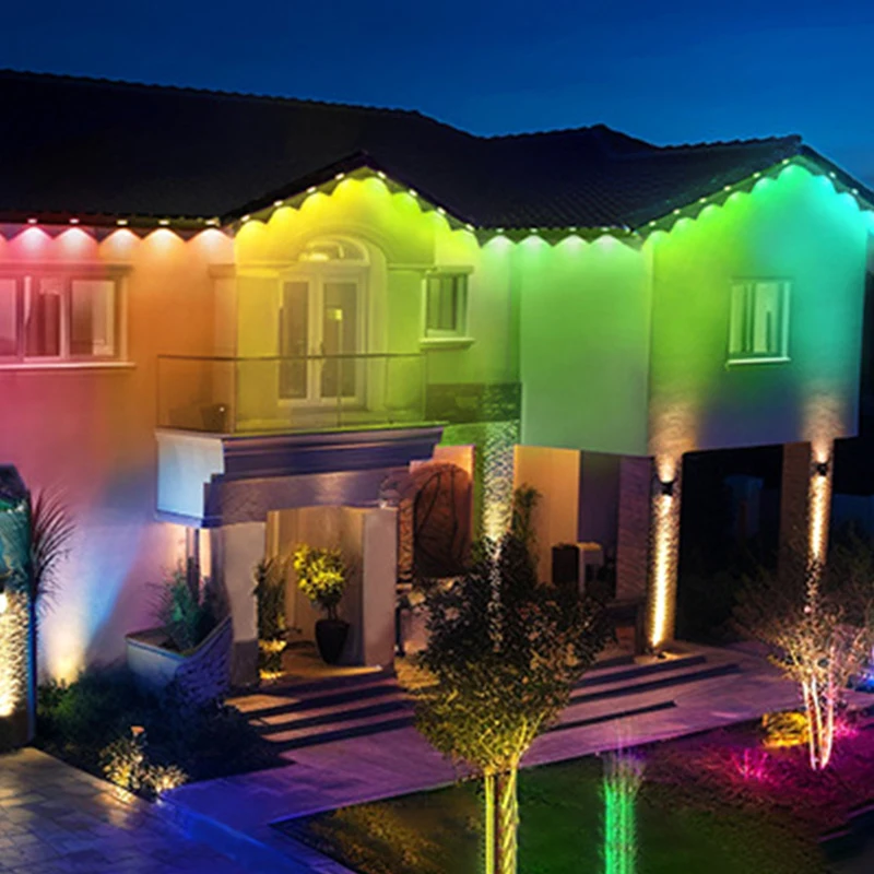 Holiday High Quality Christmas LED Pixel Light DC24V RGB RGBW Detachable Point Light Source For Landscape Building outdoor