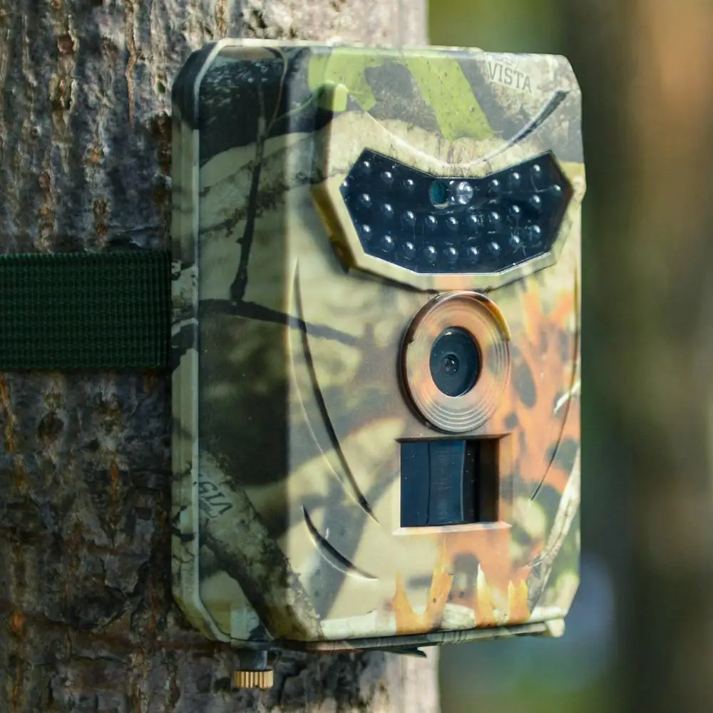 
Trail Game Cameras 12MP 1080P Wildlife Cam with No Glow Infrared Night Vision 