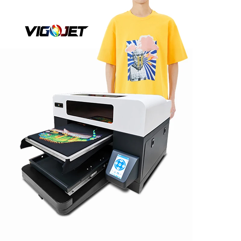 Epson Printhead DTG tshirt printer Digital Textile Printer Silk Wool Cotton Printing Machine A3 A4 DTG T-shirt Printer with CE