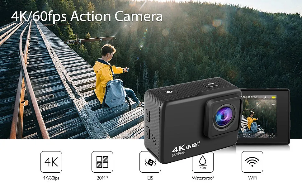  Экшн-камера go pro sport waterproof sports 20mp eis dv cam real hd 1080p