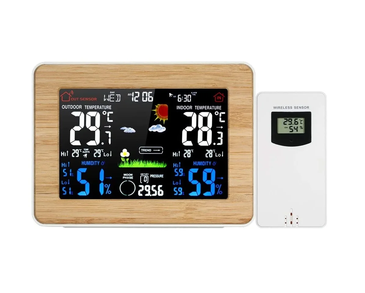 Беспроводная метеостанция с барометром