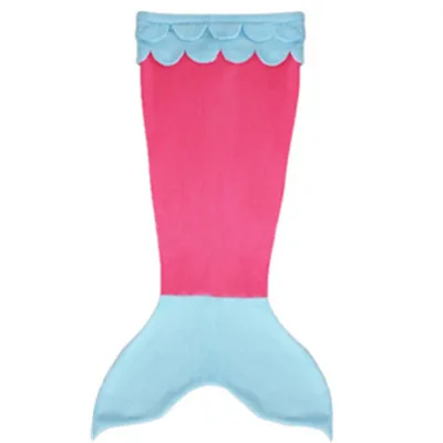 
Wholesale High Quality Hot Sale Custom Printed Double Layer Flannel Sleeping Bag Shark Tail Flannel Blanket for Kids 