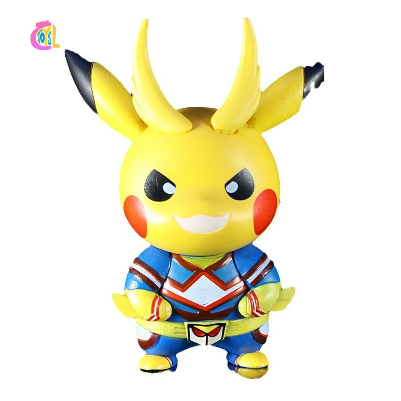 New Arrival Cartoon Pokomon Pikachus Anime Action Figure Cosplay Ornaments Decoration Statue Model Toys