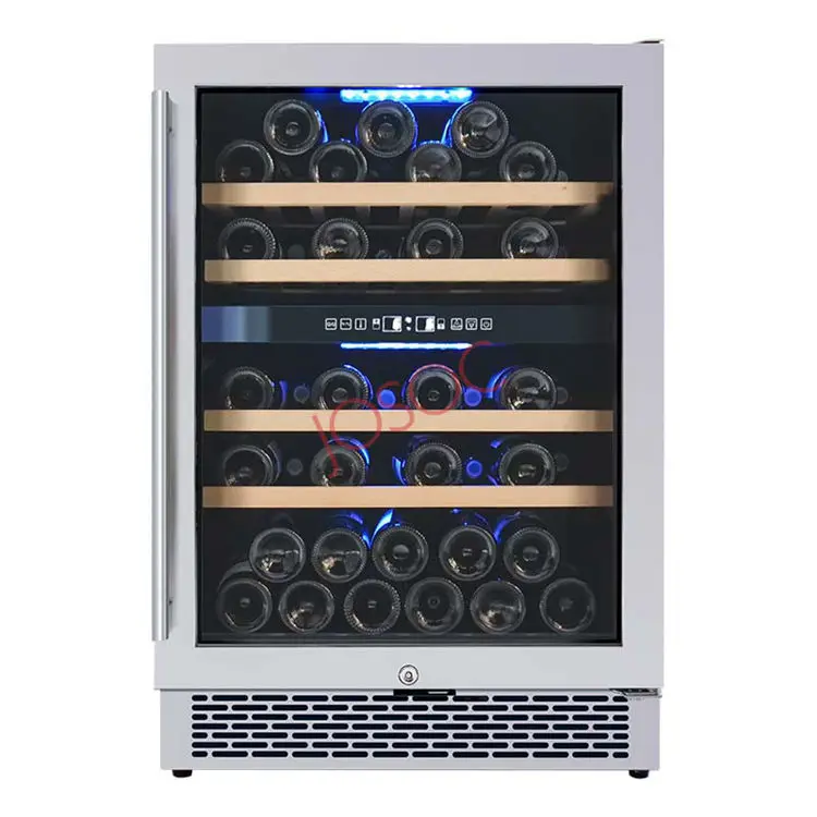 Wholesale Undercounter Wine Cooler Electric Refrigerator Storage Mini Slim Desktop Mobile Display Beverage Cooler for Hotel