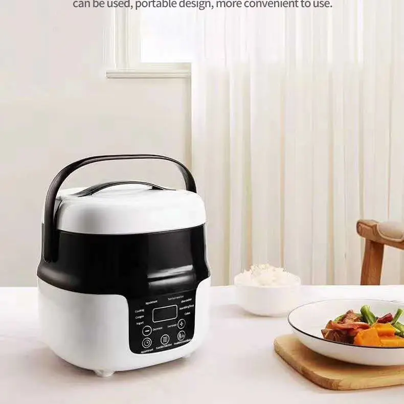 Electric 12V 24V Automatic Rice Cooker Household Plastic Source Car Rice Cooker