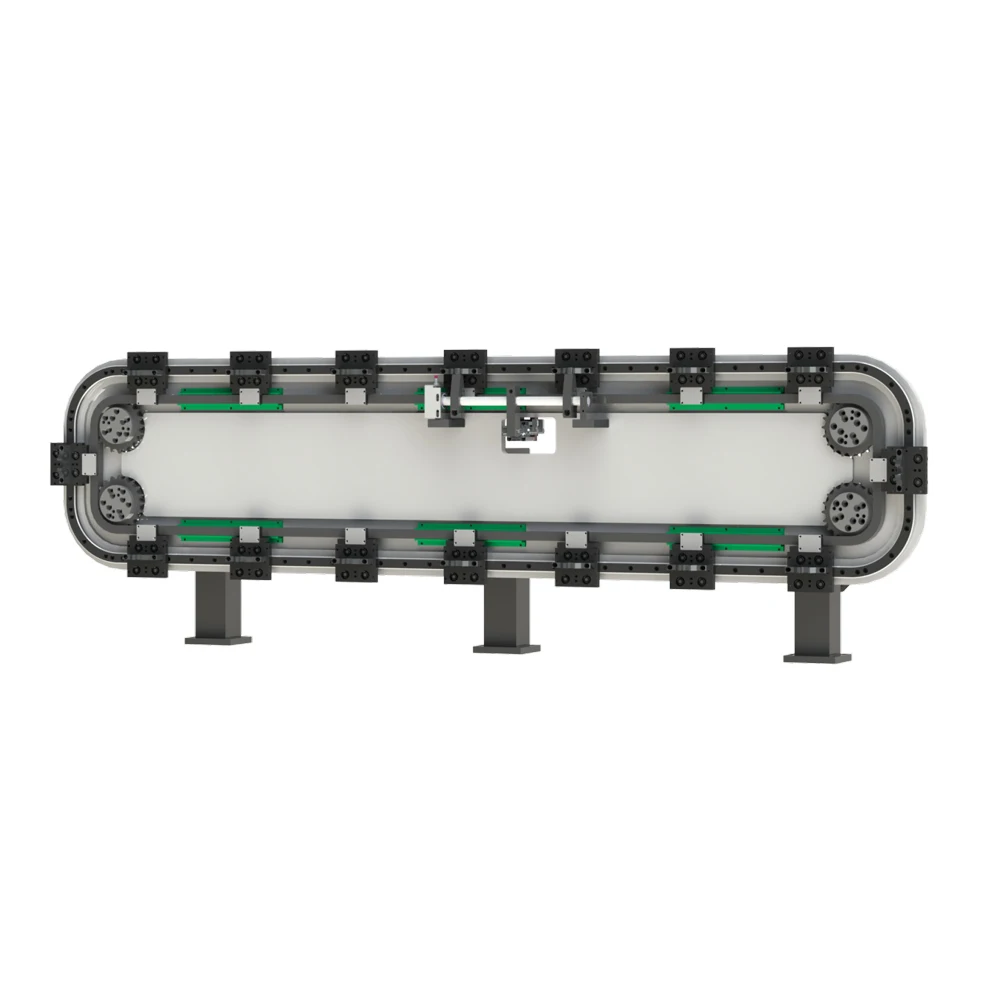 Circular assembly line customized precision vertical monorail assembly line mobile phone assembly arc rail conveyor line