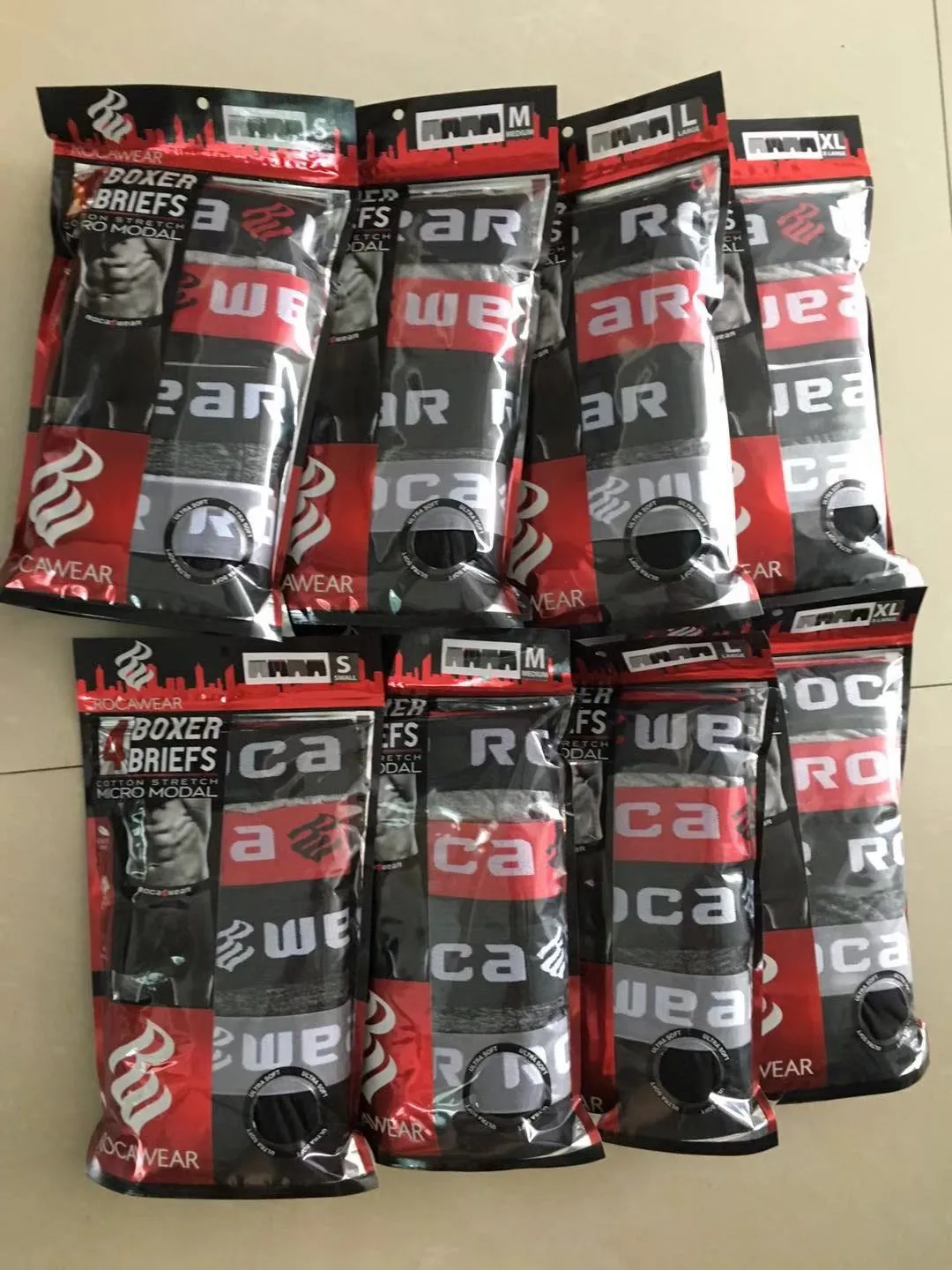 American size wholesale high quality cotton boxers for men