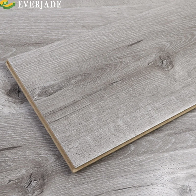 8mm 10mm 12mm Standard Edge Rustic Tile Wooden Flooring Wood grain embossed surface HDF Laminate Flooring