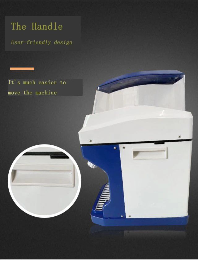 
Electric Automatic Commercial Snow Ice Shaver Machine 