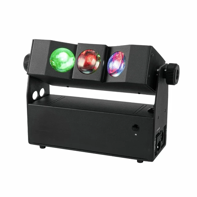 Tri Beam 3x10W wireless DMX battery LED wall washer achieve dynamic lighting effects while enjoying of wireless operation