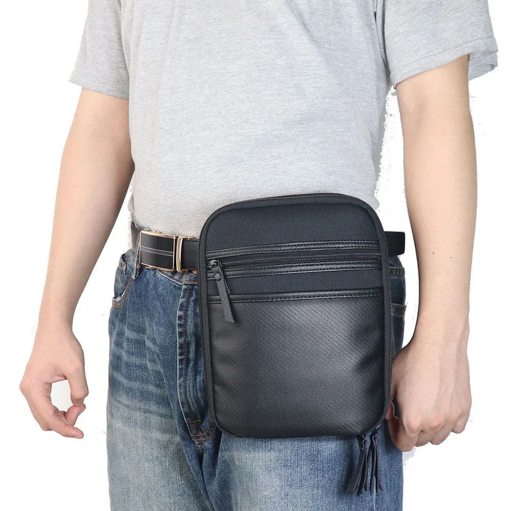 Concealed Carry Gun Pouch Bag Double Layer Capacity Gun Cases Fanny Pack Waist Belt Gun Carrying Bags