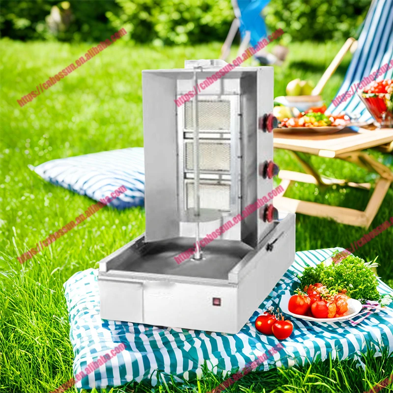 2022 Commercial Full Automatic Electric Electric Toaster Chicken Doner Kebab Stainless Steel Shawarma Machine