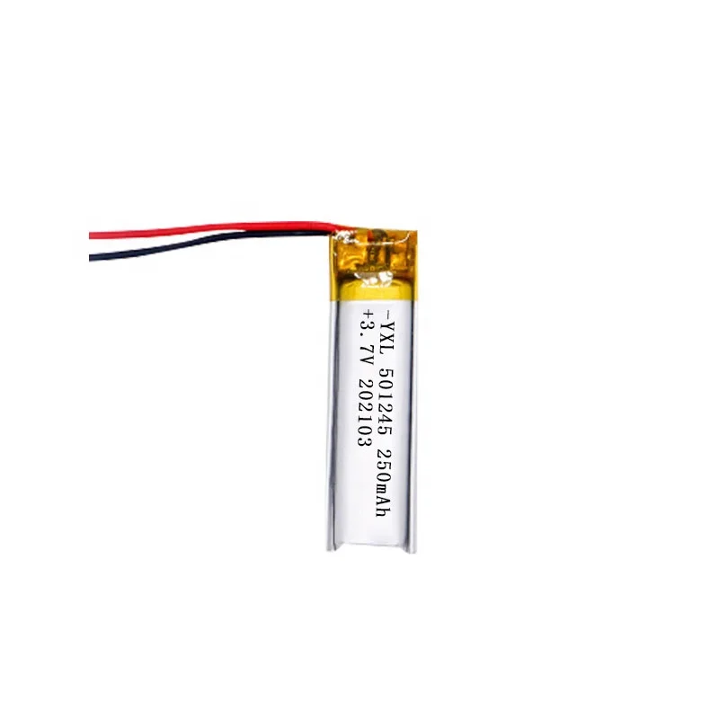 Yongxinlong 501245 battery 250 Ma polymer lithium ion soft pack battery pure cobalt specification certificate complete