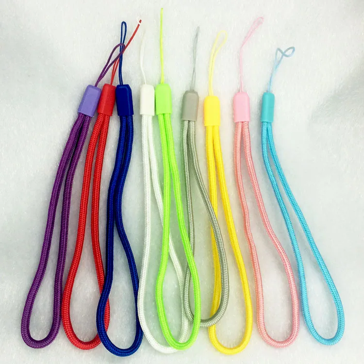 Colorful Wrist Strap Nylon Phone Rope Water Cup Work Permit Lanyard Umbrella Hanging Rope DIY Rope