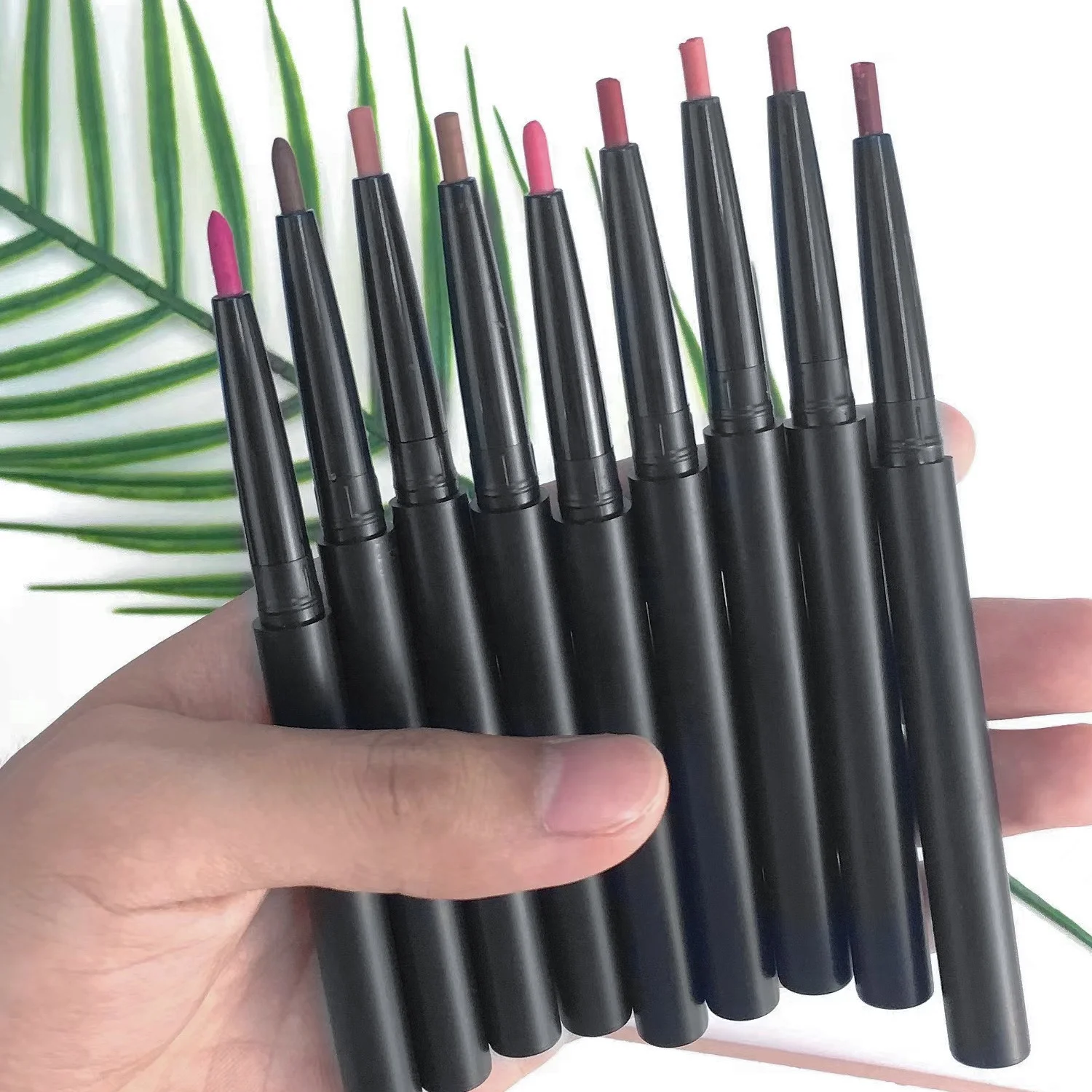 custom lip pencil private label waterproof lip liner pencil vegan creamy lip liner private label