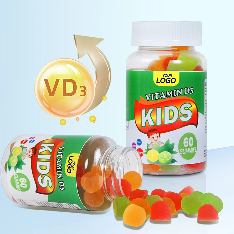 OEM  Multivitamin Gummy  Vitamin  D3 Bear  Candy lmmunity System Promote calcium absorption Gummies For Children