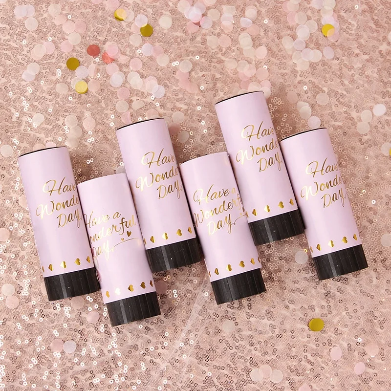 Пол раскрывает Конфетти Кэннон попперс, день рождения сюрприз-биоразлагаемые конфетти