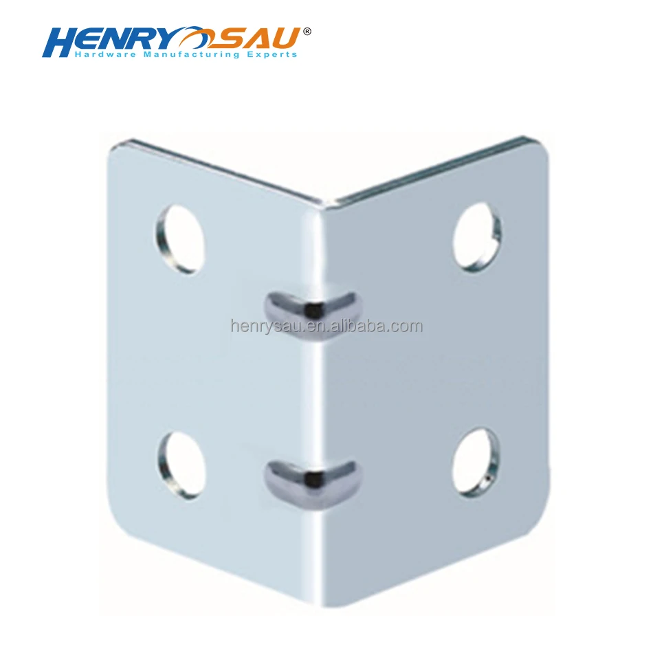 decorative chrome plated steel corner bracket corner brace for flight case connecting bracket iron case corner protector